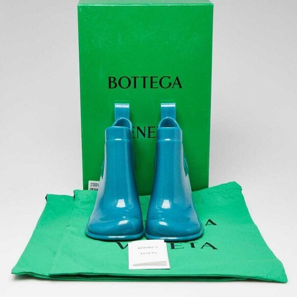 Bottega Blaster Rubber Shine Boots Size 9.5/40 - Picture 1 of 5